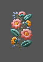 Design  C2 - 357 | Flower
